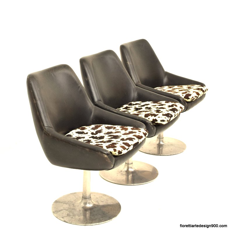 Swivel Chairs Set of Six - Sei poltroncine girevoli